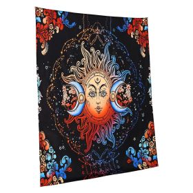 VEVOR Sun and Moon Tapestry Psychedelic Mystic Floral Aesthetic Vintage Tapestry