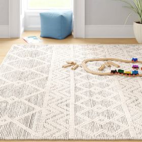 8-ft. x 10-ft. Hand Woven Wool Persian Style Area Rug (size: 8-Ft X 10 Ft)