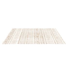 Large Area Rug Anti-Skid and Tear-Resistant Floor Mat Modern (Color: beige, size: 5 X 7 Ft)